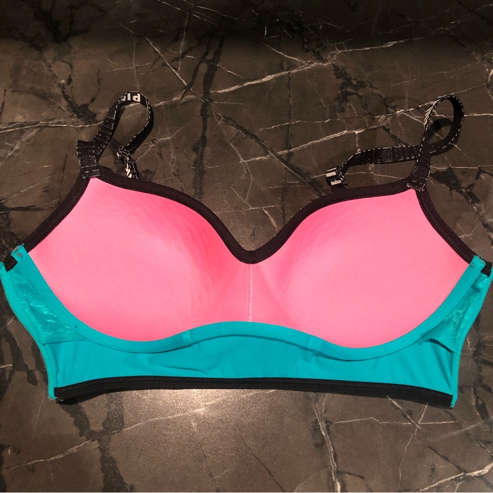 SOLD !!!  Victoria's Secret PINK Cage Back Push-Up Bralette - Picture 3 of 4